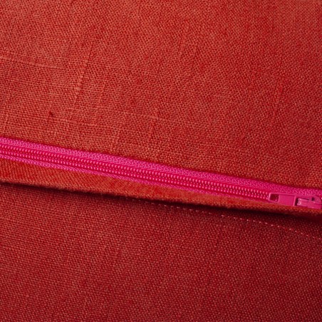 Fermeture zip de la housse de coussin Adélaïde