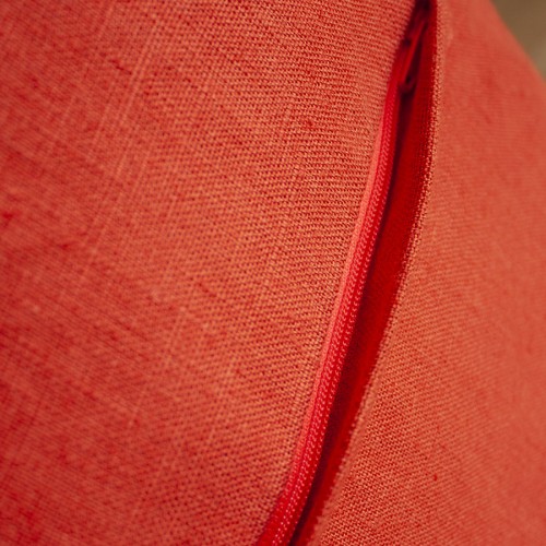 Fermeture zip de la housse de coussin Makira