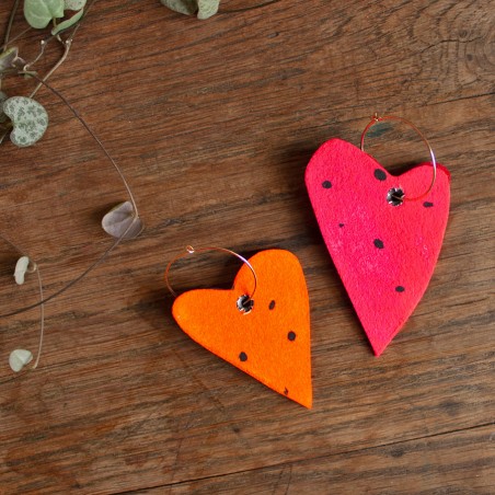 Boucles d'oreilles Galesnjak, vue du dos